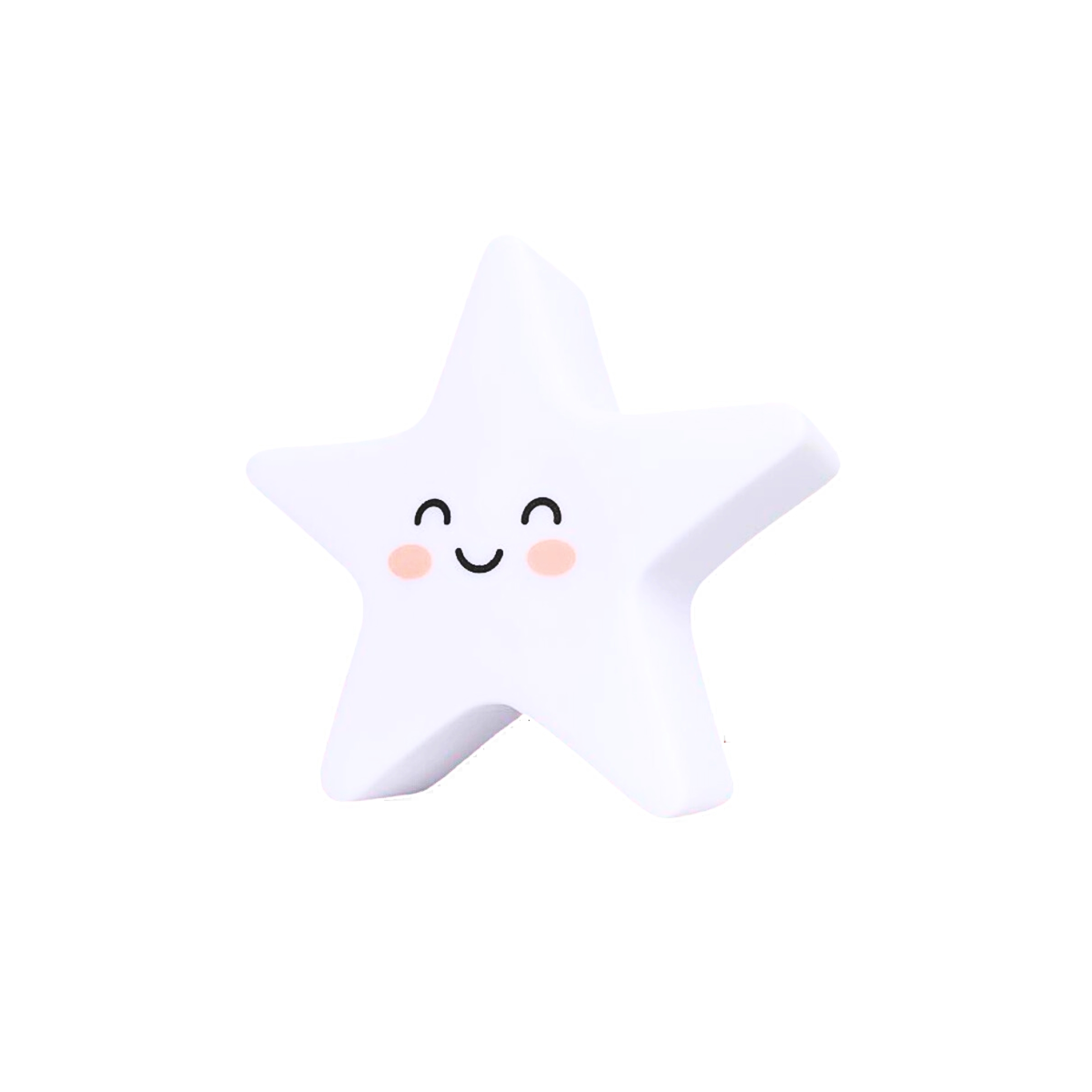Lámpara en forma de estrella sonriendo de luz nocturna image number null
